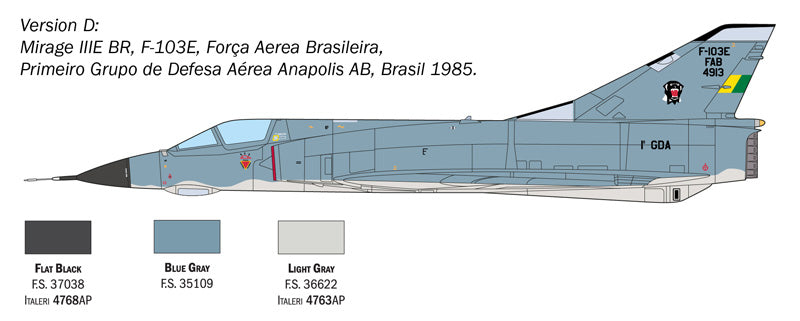 Italeri 2816 Mirage III E 1/48 – obrázek 7