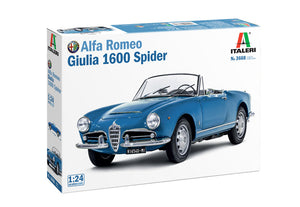 Italeri 3668 Alfa Romeo Giulia 1600 Spider 1/24 – obrázek 2