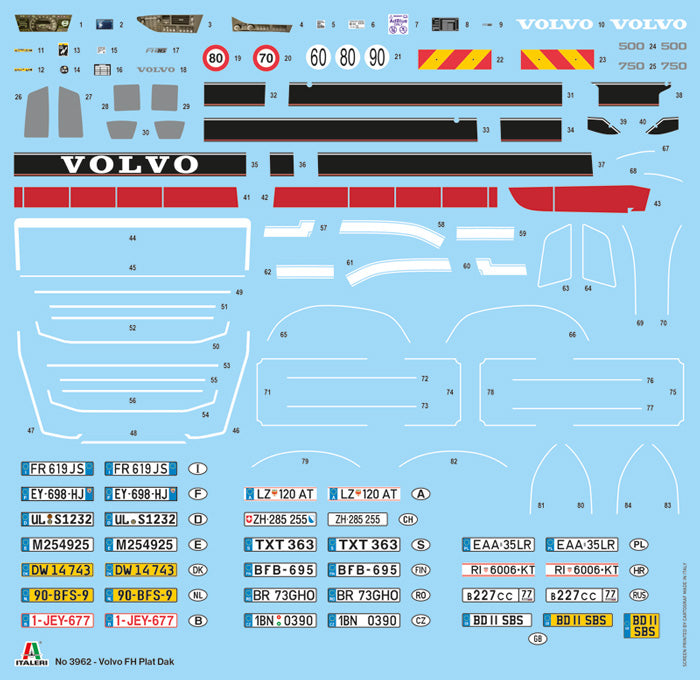 Italeri 3962 Volvo FH Plat Dak 1/24 – Bild 3