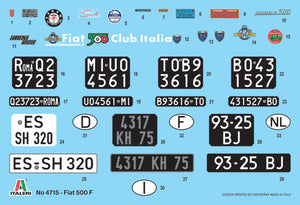 Italeri 4715 Fiat 500 F Upgraded Edition 1/12 – image 3