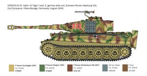 Italeri 6754 Sd.Kfz.181 Panzerkampfwagen Tiger I Ausf.E (Late Production) D-Day 80th Anniversary 1/35 – obrázek 5