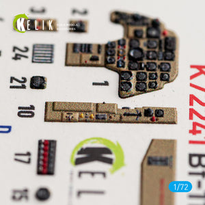 KELIK K72241 Messerschmitt Bf-110 C (Early) - Interior 3D Decals (for Eduard Kits) 1/72 – image 5