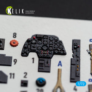 KELIK K72243 Messerschmitt Bf-110 G-4 - Interior 3D Decals (for Eduard Kits) 1/72 – image 5