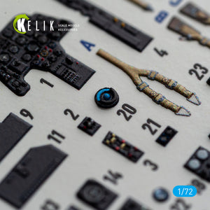 KELIK K72243 Messerschmitt Bf-110 G-4 - Interior 3D Decals (for Eduard Kits) 1/72 – image 2