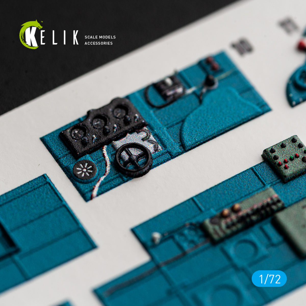 KELIK K72244 Nakajima J1N1-S Gekko - Interior 3D Decals (for Fujimi / Hobby 2000 Kits) 1/72 – image 6