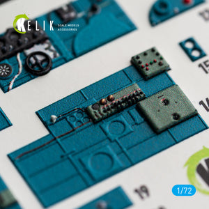 KELIK K72244 Nakajima J1N1-S Gekko - Interior 3D Decals (for Fujimi / Hobby 2000 Kits) 1/72 – image 7