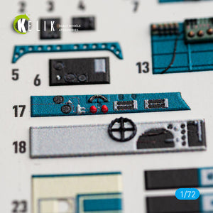 KELIK K72244 Nakajima J1N1-S Gekko - Interior 3D Decals (for Fujimi / Hobby 2000 Kits) 1/72 – image 9