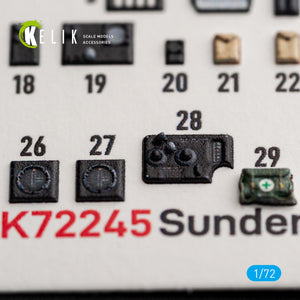 KELIK K72245 Short Sunderland Mk.I / Mk.II - Interior 3D Decals (for Special Hobby Kits) 1/72 – immagine 7