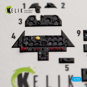 KELIK K72247 Curtiss SB2C-5 Helldiver - Interior 3D Decals (for Academy / Special Hobby Kits) 1/72 – image 5