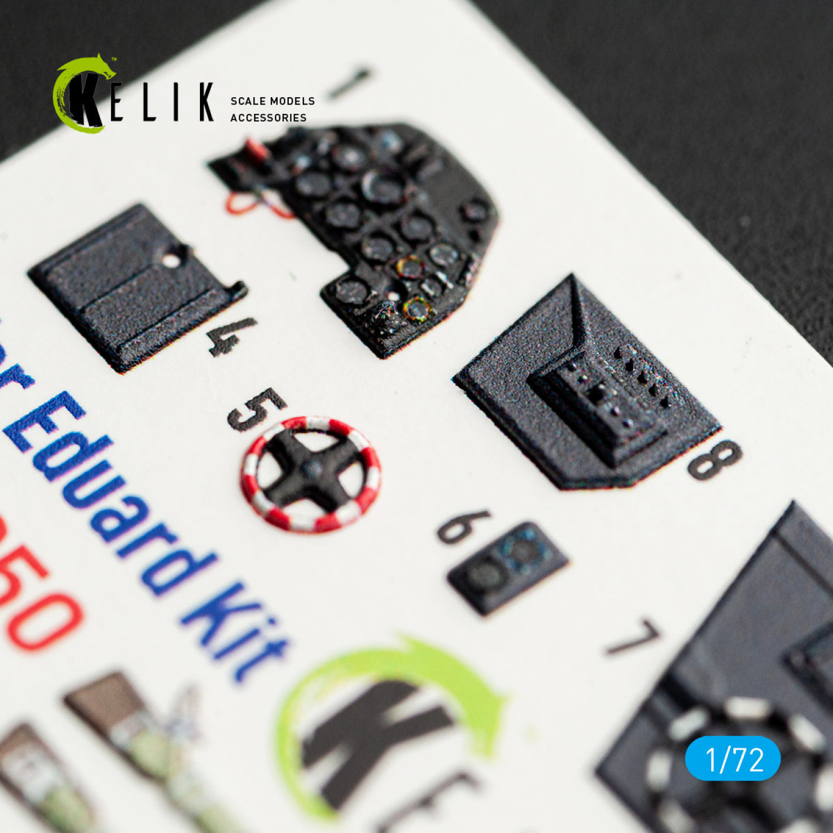 KELIK K72250 Avia S-199 - Interior 3D Decals (for Eduard Kits) 1/72 – image 2