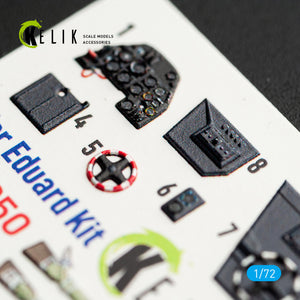 KELIK K72250 Avia S-199 - Interior 3D Decals (for Eduard Kits) 1/72 – image 2