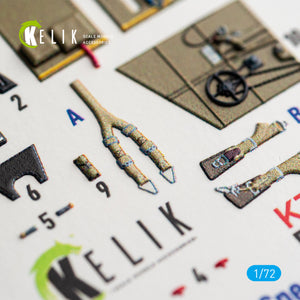 KELIK K72253 Messerschmitt Bf-109 G-2 / G-4 - Interior 3D Decals (for Special Hobby / Eduard Kits) 1/72 – image 5