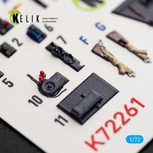KELIK K72261 Messerschmitt Bf-109 K-4 - Interior 3D Decals (for Eduard Kits) 1/72 – zdjęcie 2