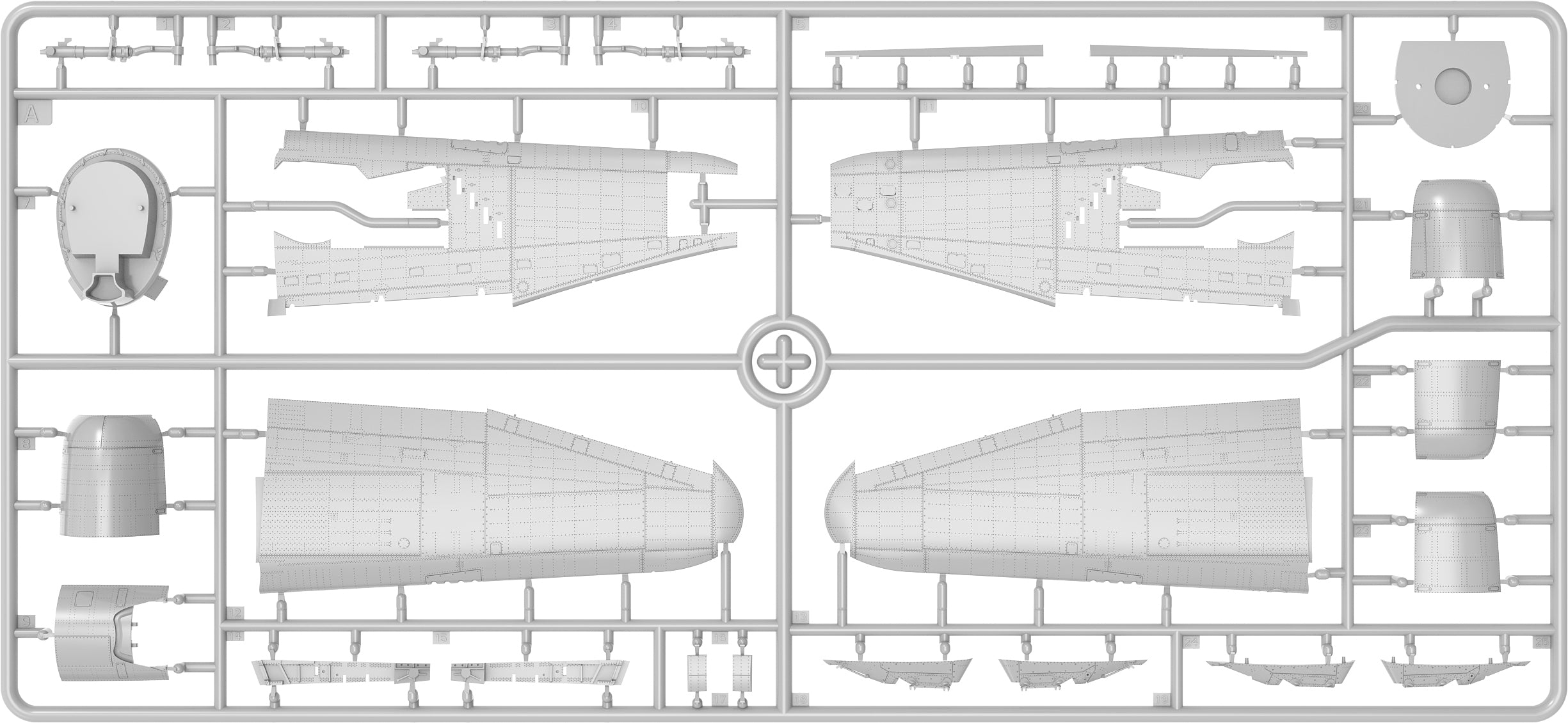 MiniArt 48042 P-47M Thunderbolt Dorsal Fin Advanced Kit 1/48 – zdjęcie 13