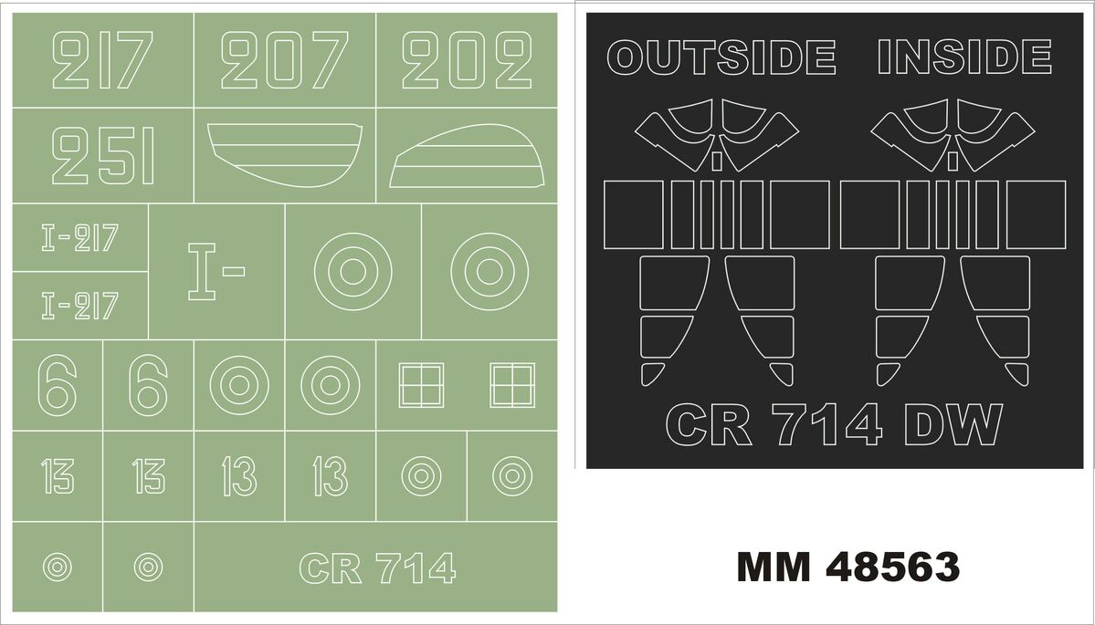 Montex MM48563 CR 714 for Dora Wings 48047 1/48