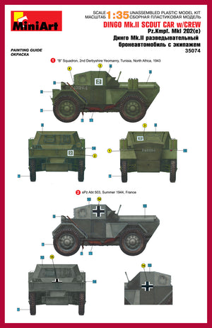 MiniArt 35074 DINGO Mk.II SCOUT CAR w/CREW 1/35 – obrázek 25