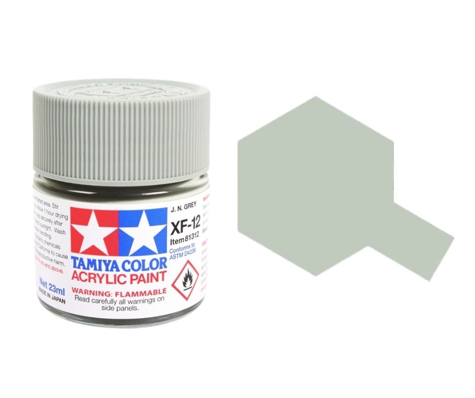 Tamiya 81312 Acrylic XF-12 JN Gray 23ml