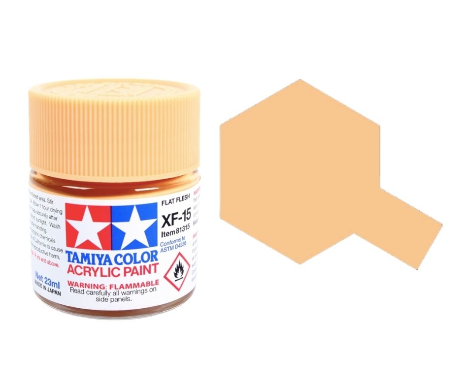 Tamiya 81315 Acrylic XF-15 Flat Flesh 23ml