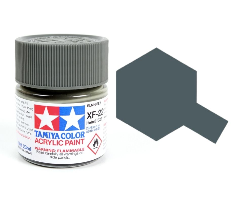Tamiya 81322 Acryl XF-22 RLM Gray 23ml