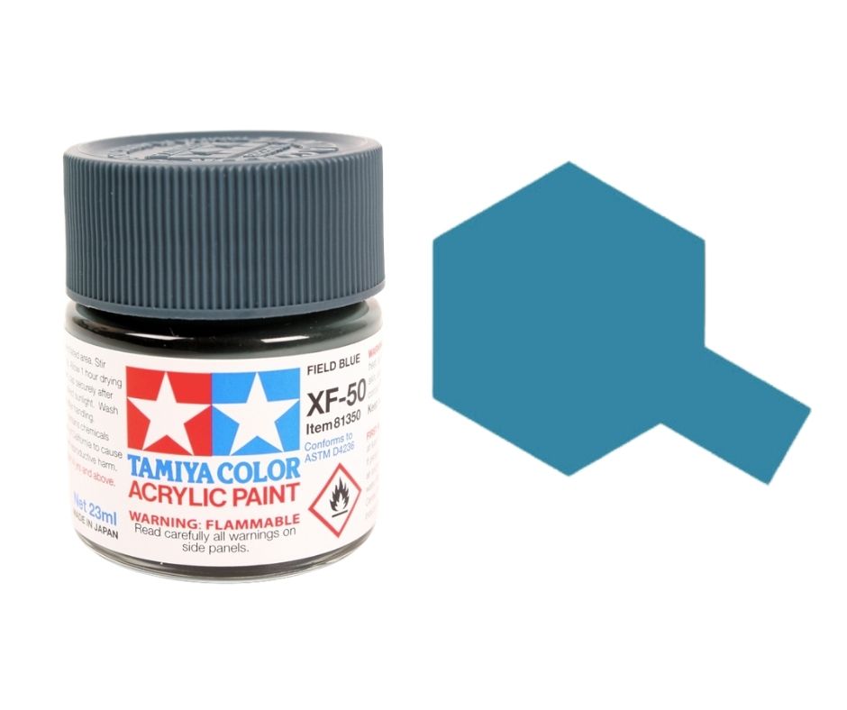 Tamiya 81350 Acrylic XF-50 Field Blue 23ml