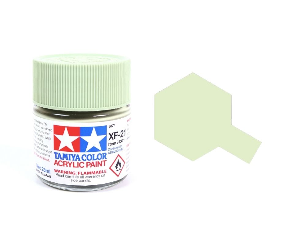 Tamiya 81321 Acrylic XF-21 Sky 23ml