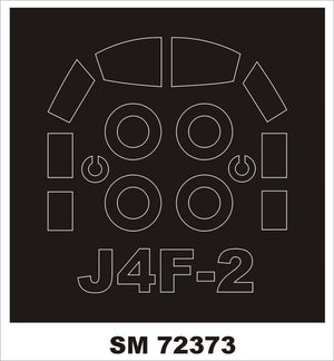 Montex SM72373 J4F-2 Widgeon KP Mini Mask for painting 1/72