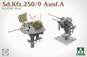 Takom 2213 Sd.Kfz. 250/9 Ausf. A le. S.P.W. (2 cm) 1/35 – obrázek 6