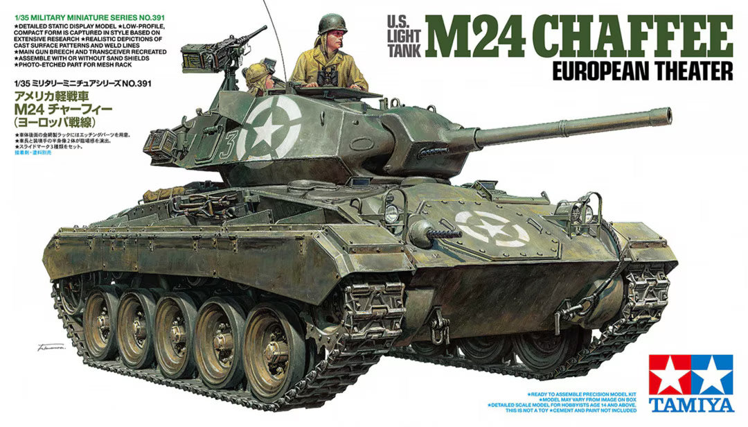 Tamiya 35391 U.S. Light Tank M24 Chaffee European Theater 1/35 – image 2