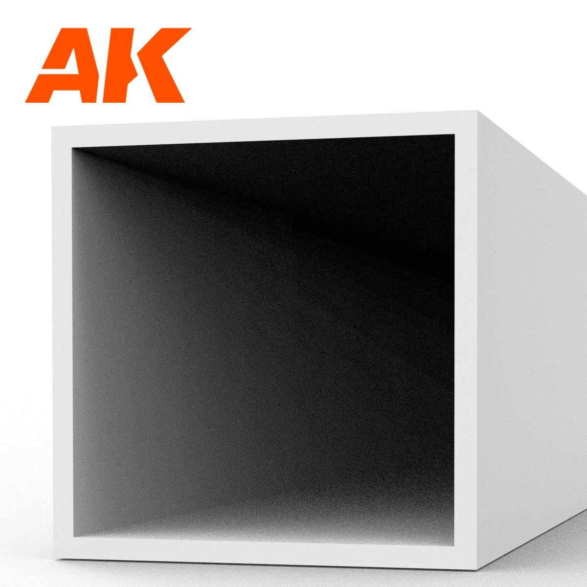 AK Interactive AK6550 SQUARE HOLLOW TUBE 6.00 X 350MM – STYRENE SQUARE HOLLOW TUBE – (2 UNITS) – imagen 3