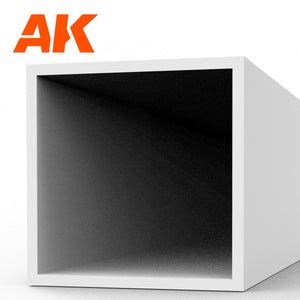 AK Interactive AK6550 SQUARE HOLLOW TUBE 6.00 X 350MM – STYRENE SQUARE HOLLOW TUBE – (2 UNITS) – imagen 3