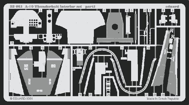 Eduard 32061 A-10 interior 1/32 Trumpeter – image 2