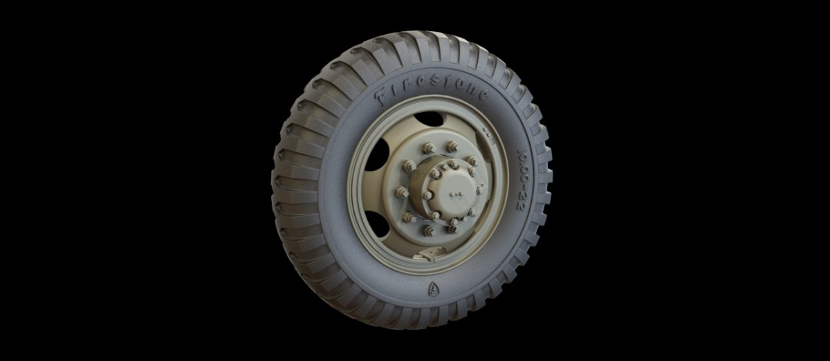 Panzer Art RE35-373 White 666 Road Wheels (Firestone) 1/35 – zdjęcie 2