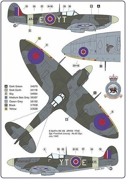AML D32004 Czechoslovak commanders in the Spitfire 1/32 – image 6