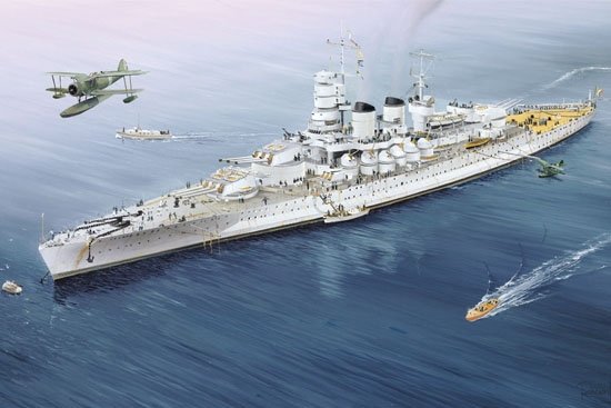 Trumpeter 05779 Italian Navy Battleship RN Vittorio Veneto 1940 1/700 – image 3