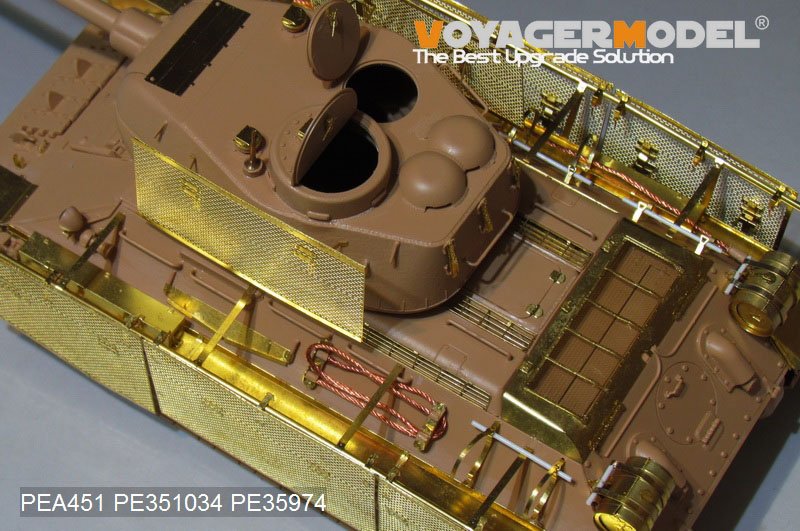 Voyager Model PEA451 WWII Russian T-34/85 &amp;quot;Thoma shields&amp;quot; wire mesh schürzen (GP) 1/35 – image 4