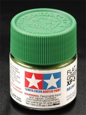 Tamiya XF5 Flat Green (81705) Acrylic paint 10ml – image 2