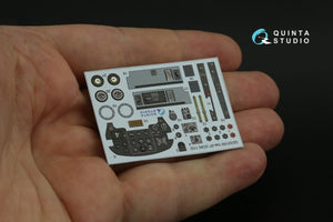 Quinta Studio QD32159 Yak-9 T/K 3D-Printed &amp;amp; colored Interior on decal paper (ICM) 1/32 – obrázek 9