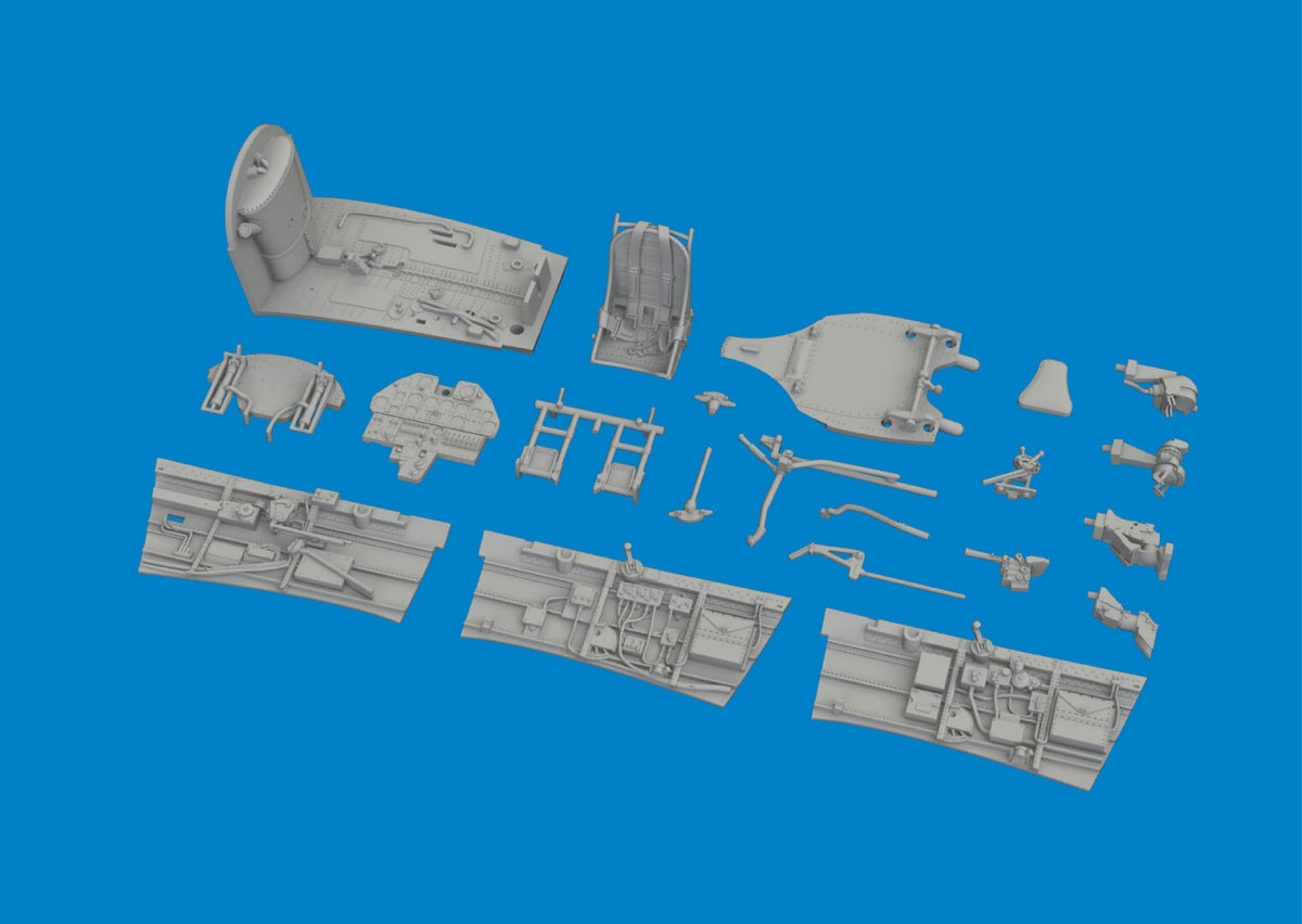 Eduard 6481096 P-40E cockpit PRINT EDUARD 1/48 – image 4