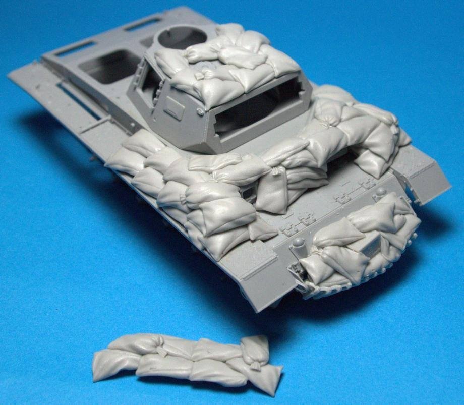 Panzer Art RE35-284 “Heavy” sand armor for PzIII (North Africa) 1/35 – image 3