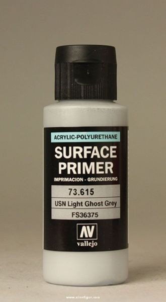 Vallejo 73615 Surface Primer USN Light Ghost Gray 60ml