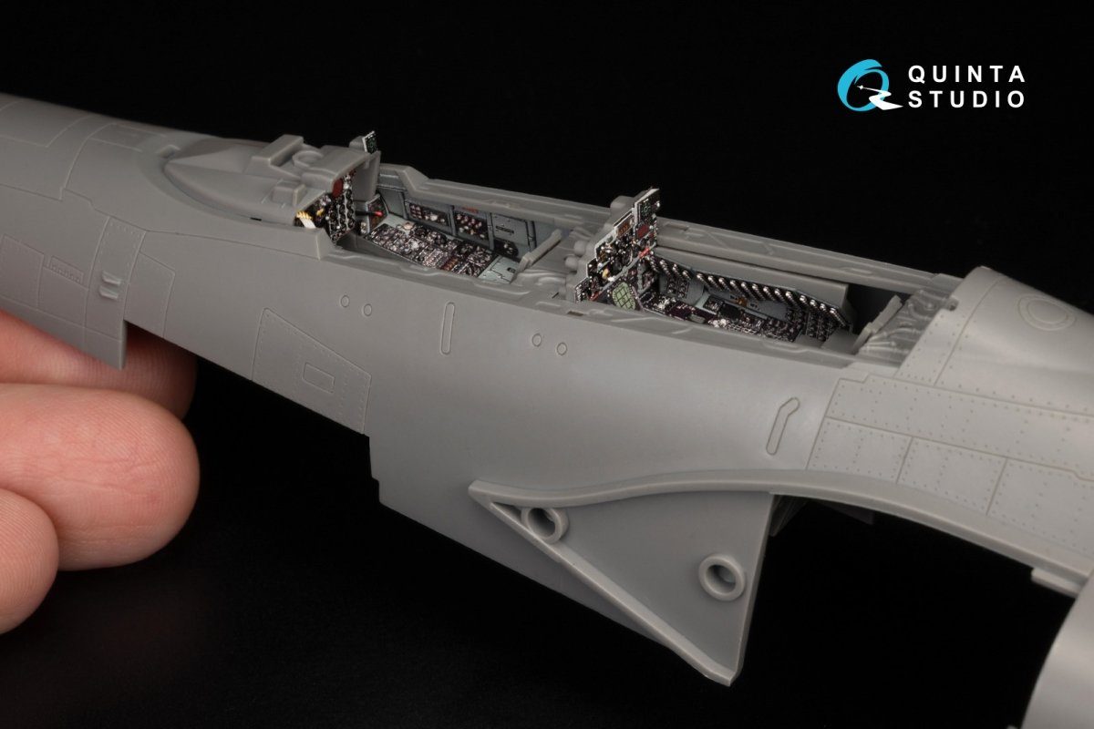 Quinta Studio QD48371 F-4E with DMAS 3D-Printed &amp;amp; colored Interior on decal paper (Meng) 1/48 – image 14