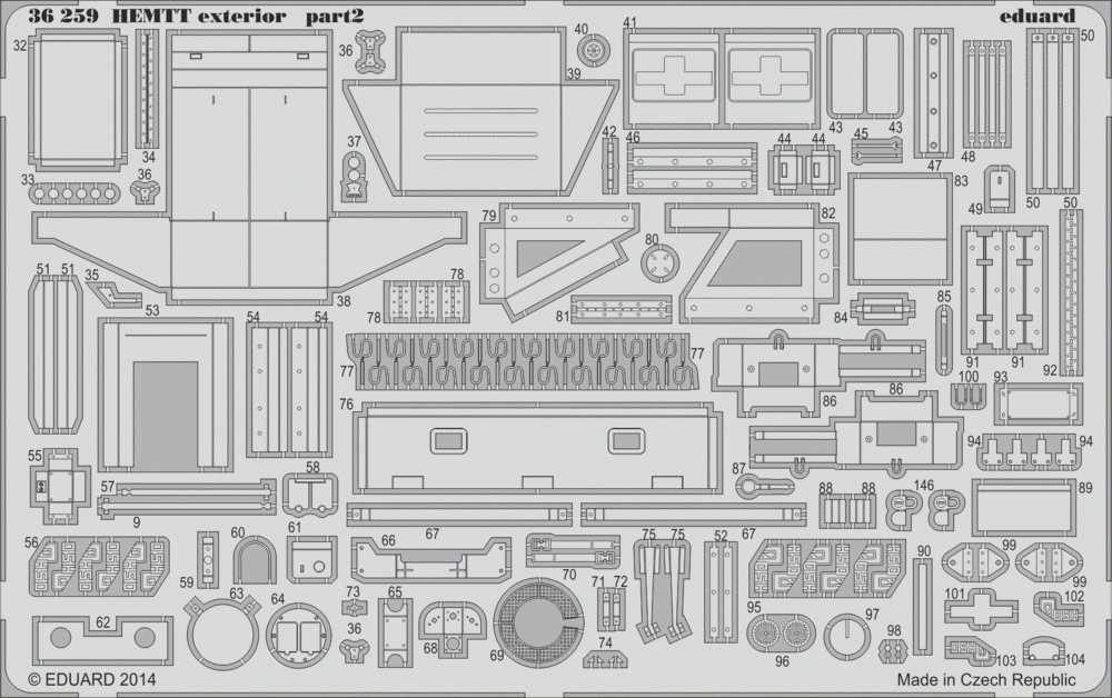 Eduard 36259 HEMTT exterior ITALERI 1/35 – image 3