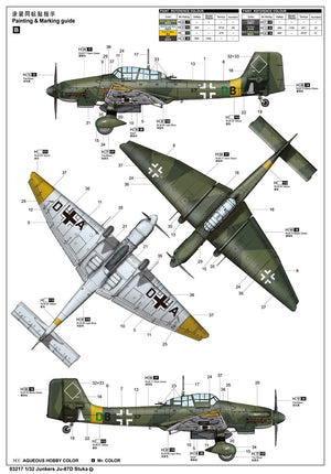 Trumpeter 03217 Junkers Ju-87D Stuka – immagine 5