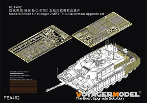 Voyager Model PEA462 Modern British Challenger 2 MBT TES Slat Armor upgrade set（For RFM 5039）1/35