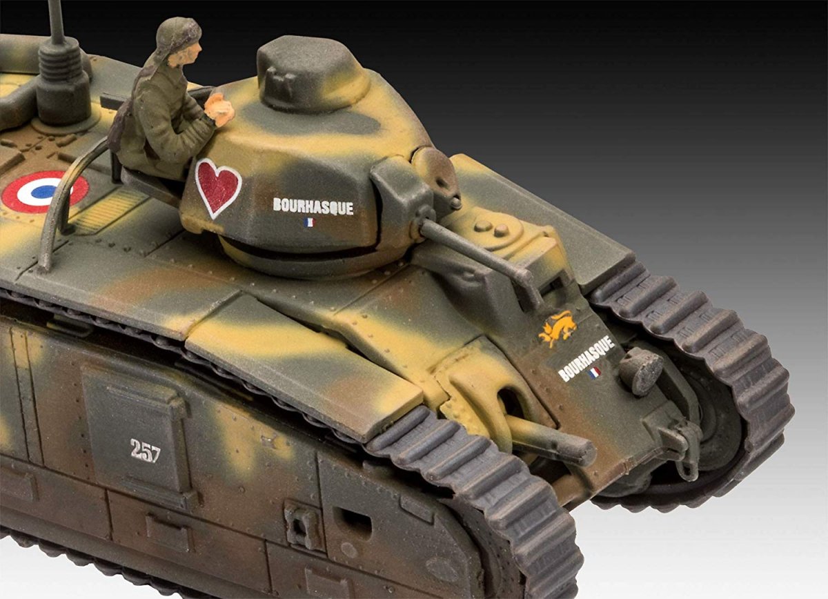 Revell 03278 Char. B.1 bis - Renault FT.17 1/76 – Bild 5
