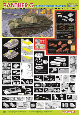 Dragon 6913 Panther G w/Additional Turret Roof Armor (Premium Edition) 1/35 – immagine 2