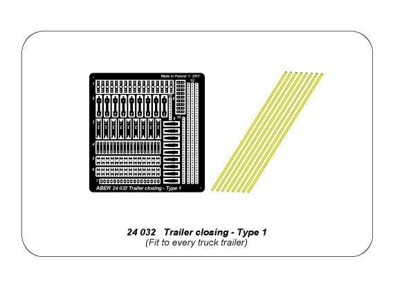 Aber 24032 Trailer bolts - type 1 (1/24) – obrázek 4
