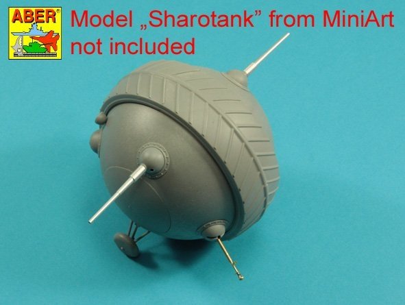 Aber 35L-278 Armament for the Soviet &amp;quot;Sharotank&amp;quot;; 2 x 37mm gun 2 x 12.7mm DShK M36 machine gun MiniArt 1/35 – image 8
