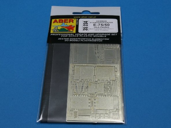 Aber 35234 German Standardpanzer E-75/50 - vol. 2 - additional set - fenders 1/35 – image 3