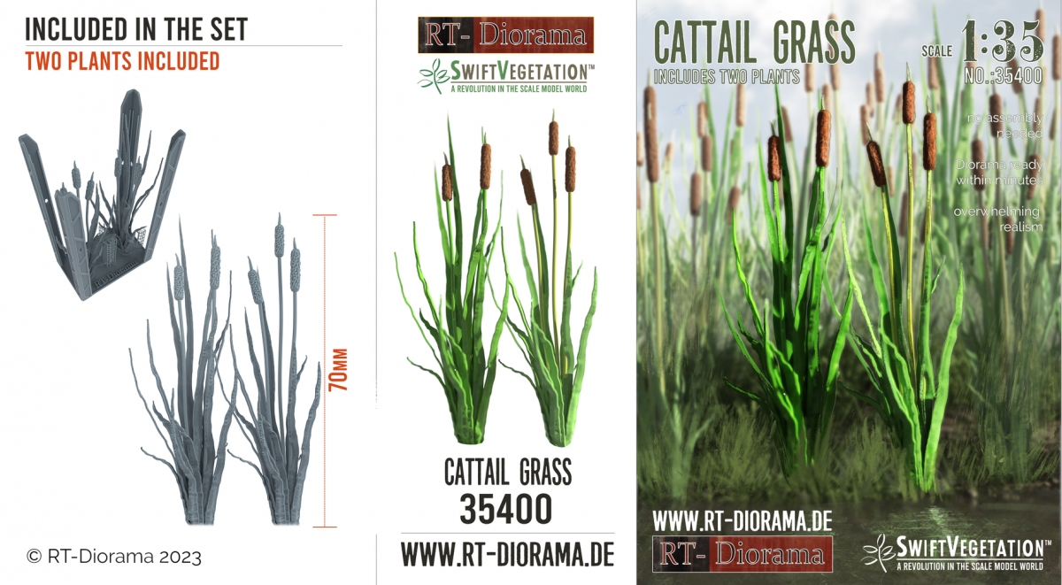 RT-Diorama 35400 Cattail Grass 1/35 – image 3